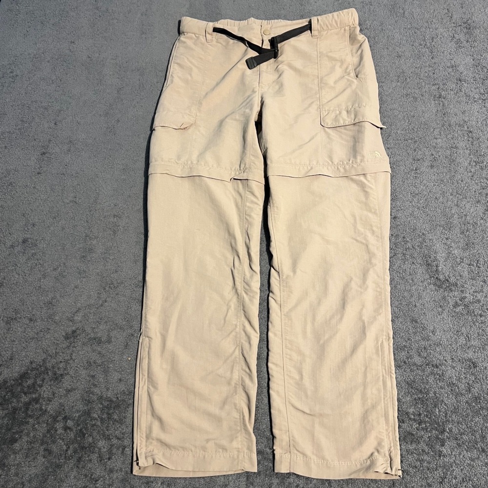 The North Face Convertible Hiking Cargo Pants Tan Khaki Mens XL Long 38x33